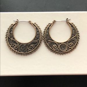 Bronze paisley hoops - Lucky Brand